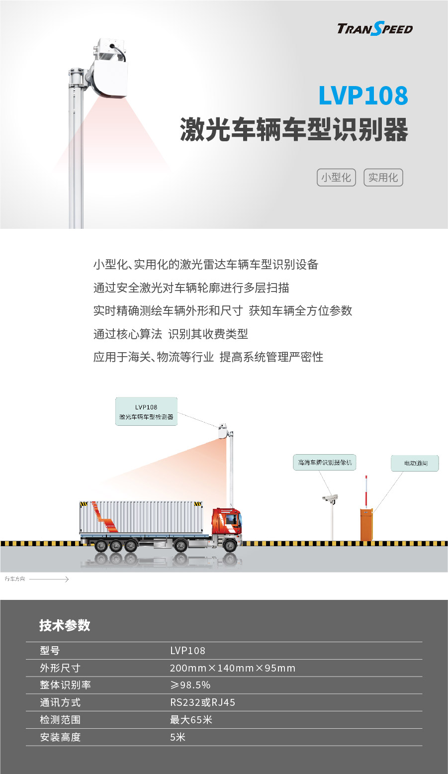 德亞-激光車輛車型識別器